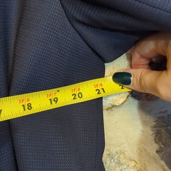 Boss Virgin Stretch Wool Navy Women's Blazer - Picture 9 of 13